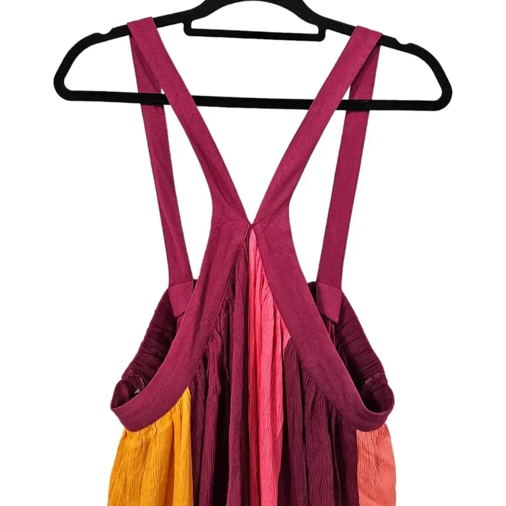 NWT Lane Bryant Halter Colorblock Maxi Dress Size 18/20 - Picture 7 of 9